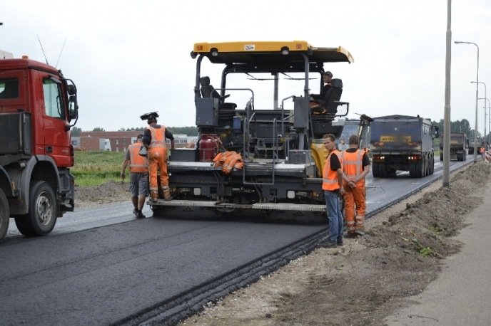 Wegwerkzaamheden N201. Foto: Rob Isaacs