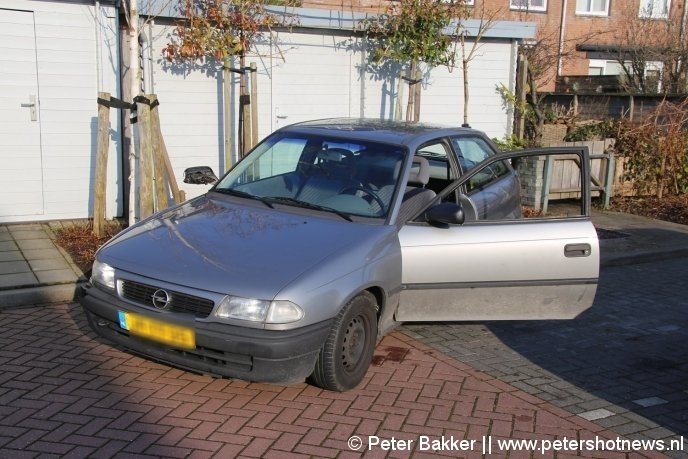 De eigenaar trof de auto zo aan vanmorgen