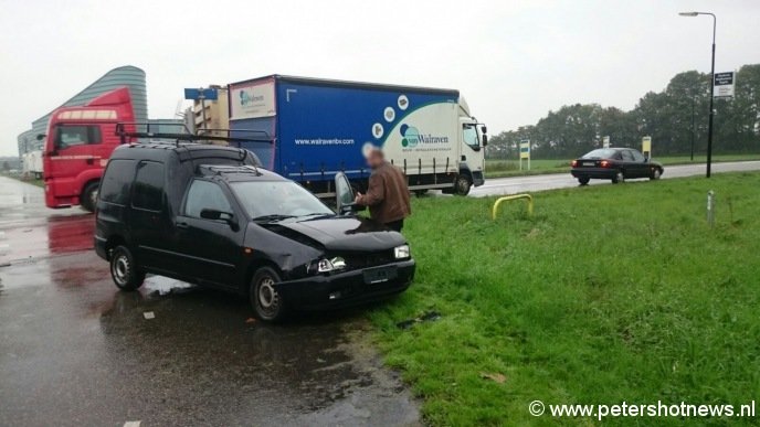 De vrachtwagen is niet betrokken bij het ongeval