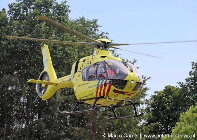 Traumahelikopter ingezet voor scooterongeluk Aalsmeer