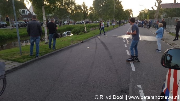 Flinke sporen op de weg