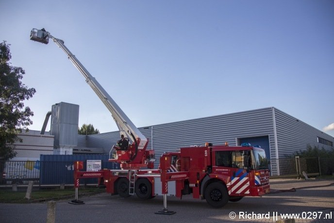 Rookontwikkeling bij drukkerij Verweij