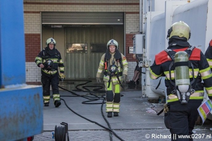 Rookontwikkeling bij drukkerij Verweij