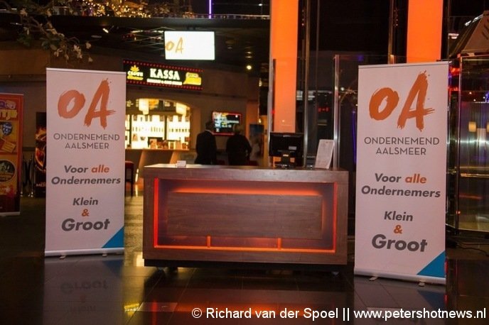 Entree ondernemend Aalsmeer in het Crown Theater