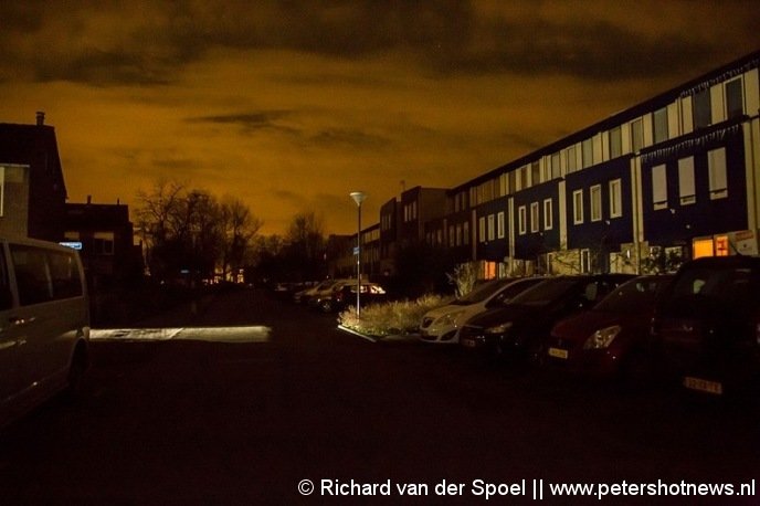 Straatverlichting bleef uit