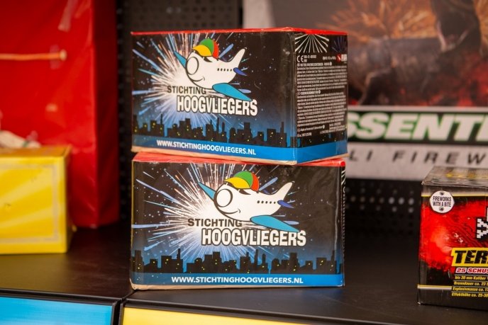 Goede doelen Hoogvliegers vuurwerk ook dit jaar weer, OP = OP