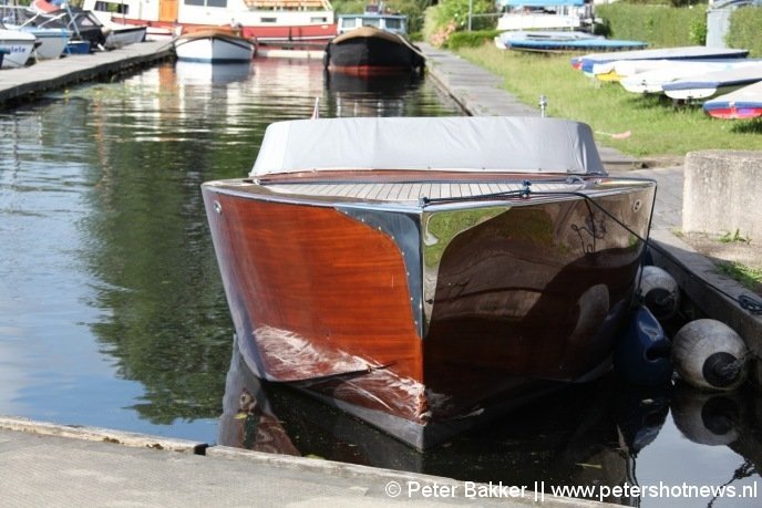 De boot van de verdachten