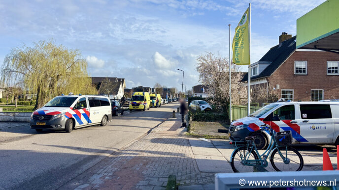 Politieheli cirkelt uur boven Vinkeveen