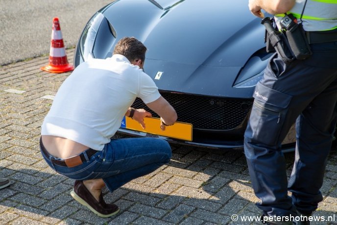 De bestuurder had wel de juiste kentekenplaat bij zich