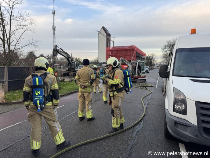 Groot gaslek op industrieterrein in Mijdrecht