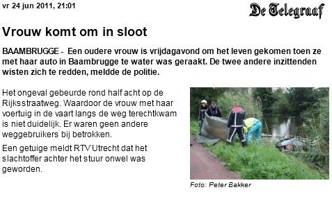 Publicatie op telegraaf.nl (24-06-2011)