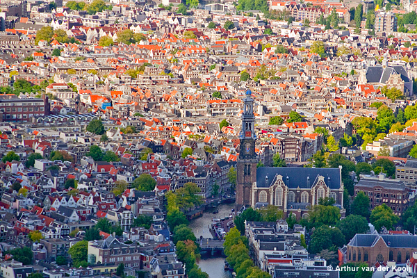 Amsterdam Luchtfoto Arthur van der Kooij